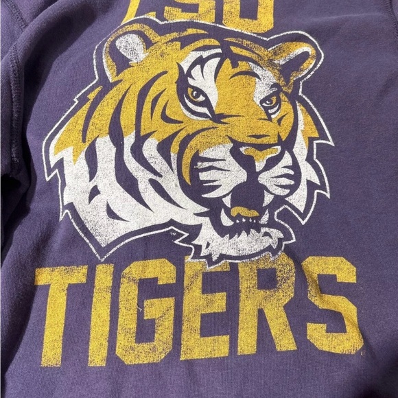 WOMENS Tailgate Clothing NCAA LSU Zip Up Jacket W/ HOODY SIZE M VINTAGE STYLING - Picture 12 of 12